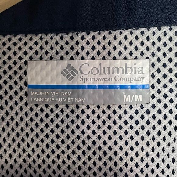 5 for $25🔥Columbia Houston Astros Navy Button Front Shirt Medium - Picture 6 of 8